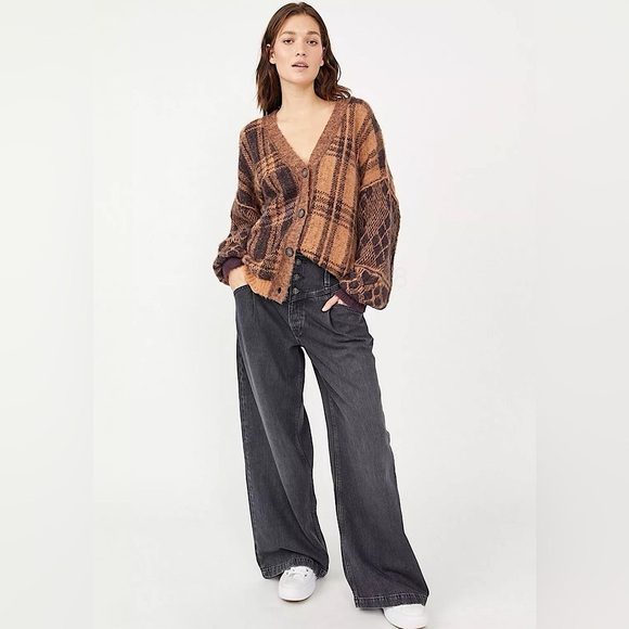 NEW Free People Sepia Cardigan Sweater - Picture 6 of 15